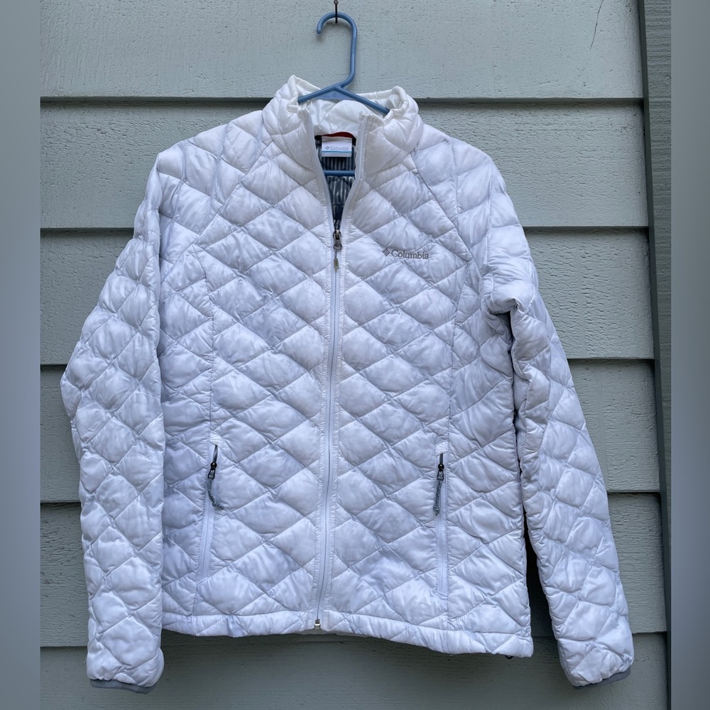Columbia Thermal Coil Jacket, Women’s Size Large, White